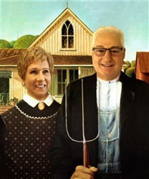 Personalized American Gothic Masterpiece from Photos