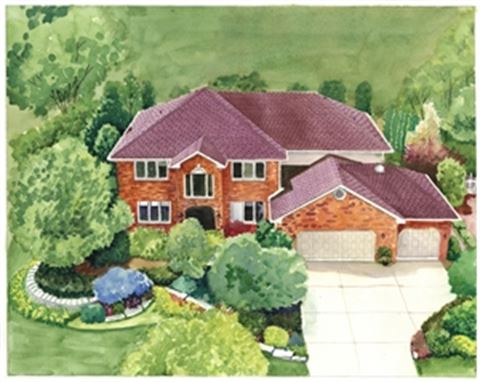 Hand-Painted Watercolor Portraits from Photos | Custom Watercolor Painting from Photo