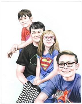 Hand Drawn Colored Pencil Portraits from Photos | Colored Pencil Drawings from Photos