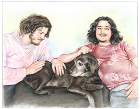 Hand Drawn Colored Pencil Portraits from Photos | Colored Pencil Drawings from Photos