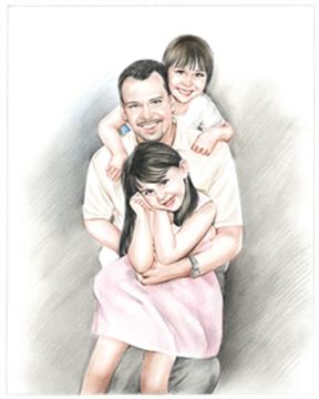 Hand Drawn Colored Pencil Portraits from Photos | Colored Pencil Drawings from Photos