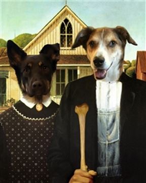 Personalized American Gothic Masterpiece from Photos