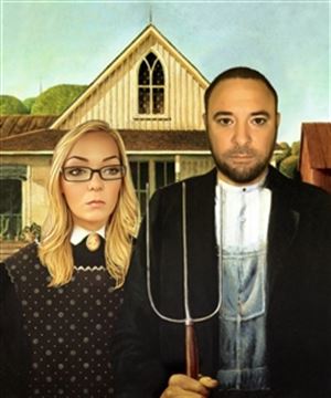 Personalized American Gothic Masterpiece from Photos