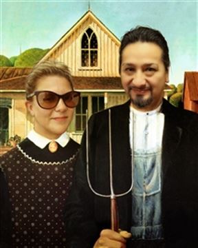 Personalized American Gothic Masterpiece from Photos