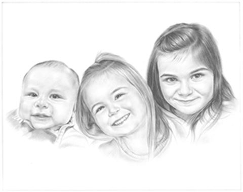 Hand Drawn Pencil Portraits from Photos | Pencil Portrait Drawing | Pencil Sketch Artists