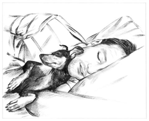 Hand Painted Ink Rendering Portraits from Photos