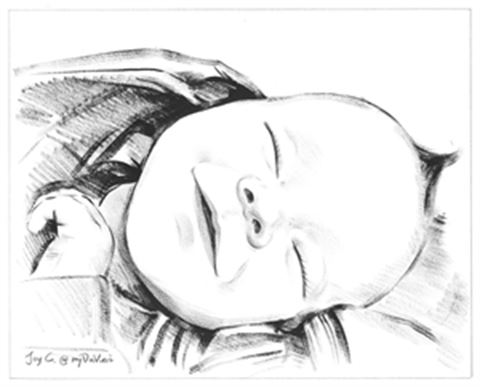 Hand Painted Ink Rendering Portraits from Photos