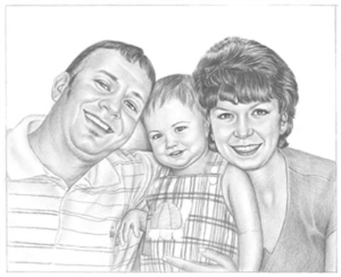 Hand Drawn Pencil Portraits from Photos | Pencil Portrait Drawing | Pencil Sketch Artists