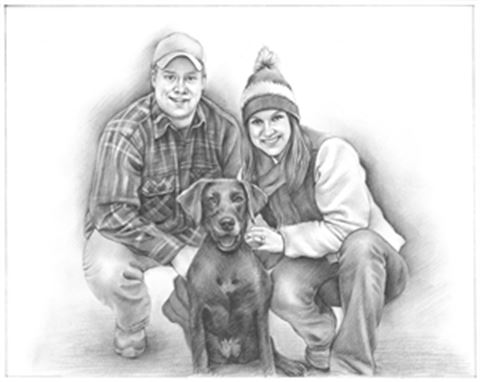Hand Drawn Pencil Portraits from Photos | Pencil Portrait Drawing | Pencil Sketch Artists