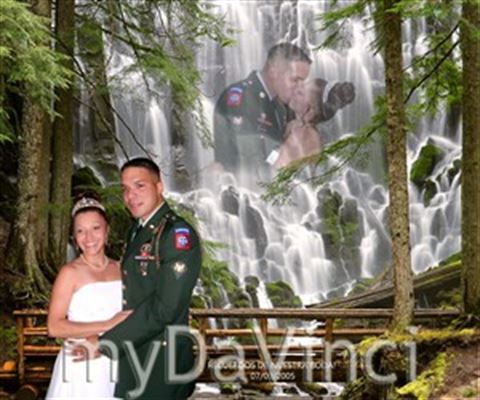 Waterfall Romance Fantasy from Photos