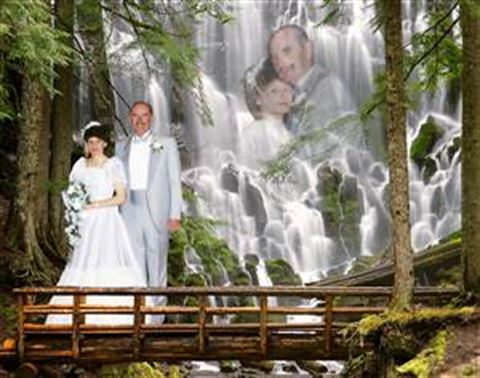 Waterfall Romance Fantasy from Photos