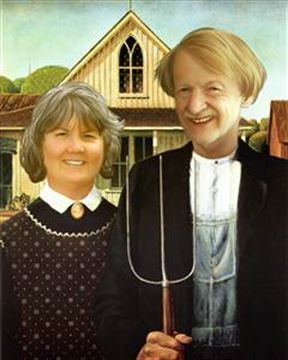 Personalized American Gothic Masterpiece from Photos
