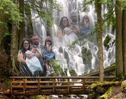 Waterfall Romance Fantasy from Photos