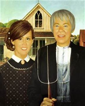 Personalized American Gothic Masterpiece from Photos