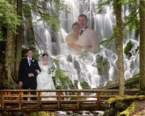 Waterfall Romance Fantasy from Photos