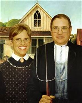 Personalized American Gothic Masterpiece from Photos