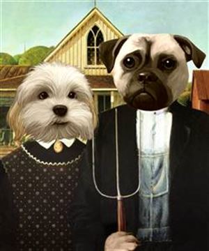 Personalized American Gothic Masterpiece from Photos