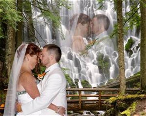 Waterfall Romance Fantasy from Photos