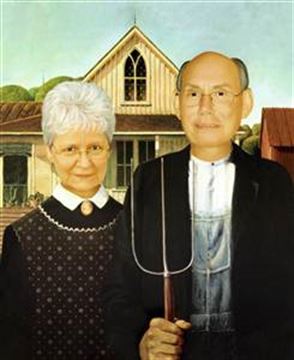Personalized American Gothic Masterpiece from Photos