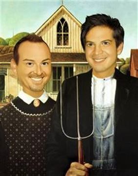 Personalized American Gothic Masterpiece from Photos