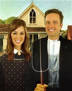 Personalized American Gothic Masterpiece from Photos