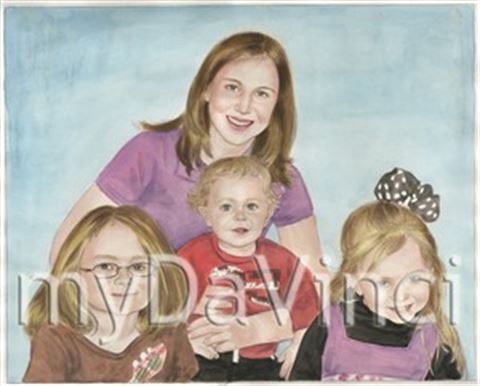 Hand-Painted Watercolor Portraits from Photos | Custom Watercolor Painting from Photo