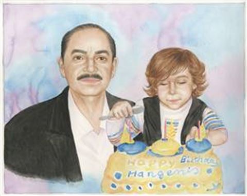 Hand-Painted Watercolor Portraits from Photos | Custom Watercolor Painting from Photo