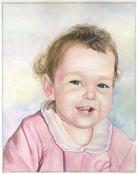 Hand-Painted Watercolor Portraits from Photos | Custom Watercolor Painting from Photo