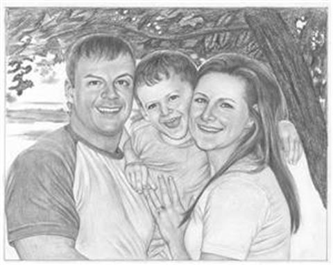 Hand Drawn Pencil Portraits from Photos | Pencil Portrait Drawing | Pencil Sketch Artists