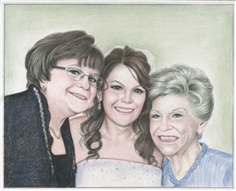 Hand Drawn Colored Pencil Portraits from Photos | Colored Pencil Drawings from Photos