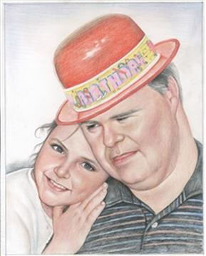 Hand Drawn Colored Pencil Portraits from Photos | Colored Pencil Drawings from Photos