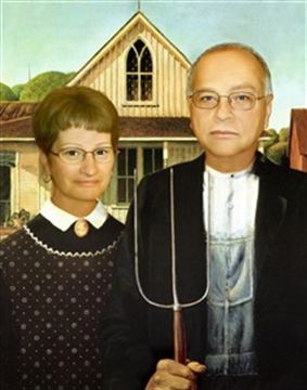 Personalized American Gothic Masterpiece from Photos