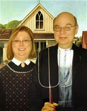 Personalized American Gothic Masterpiece from Photos