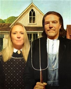 Personalized American Gothic Masterpiece from Photos