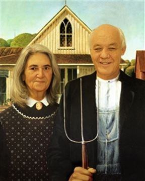 Personalized American Gothic Masterpiece from Photos
