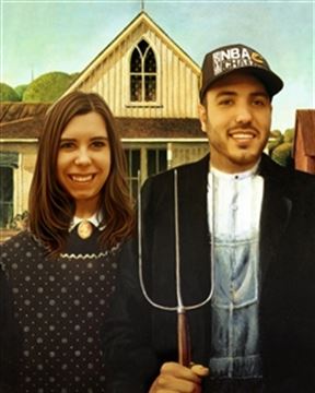 Personalized American Gothic Masterpiece from Photos