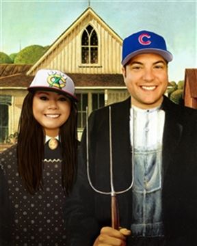 Personalized American Gothic Masterpiece from Photos