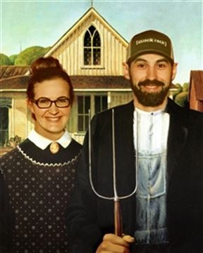 Personalized American Gothic Masterpiece from Photos