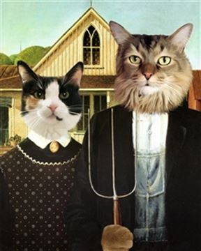 Personalized American Gothic Masterpiece from Photos