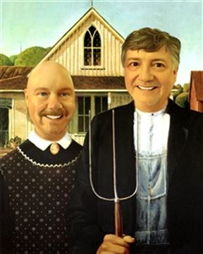 Personalized American Gothic Masterpiece from Photos