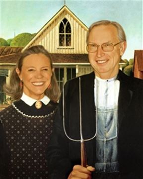 Personalized American Gothic Masterpiece from Photos