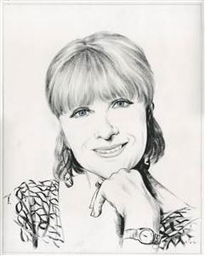 Hand Painted Ink Rendering Portraits from Photos
