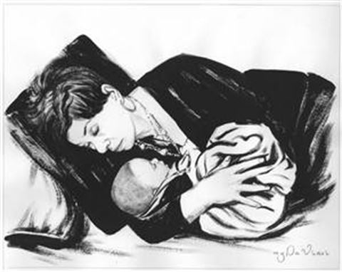 Hand Painted Ink Rendering Portraits from Photos