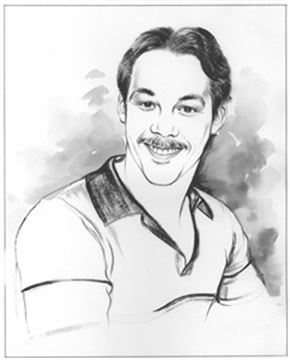 Hand Painted Ink Rendering Portraits from Photos