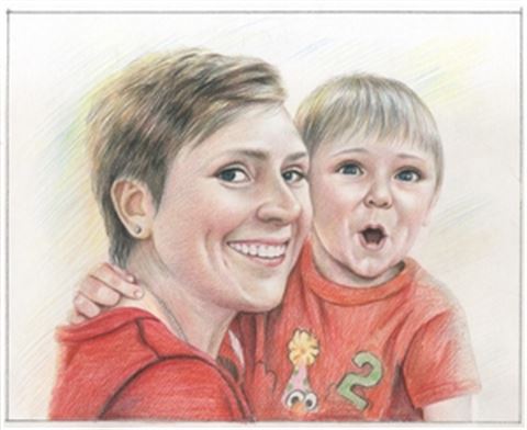 Hand Drawn Colored Pencil Portraits from Photos | Colored Pencil Drawings from Photos