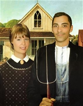 Personalized American Gothic Masterpiece from Photos