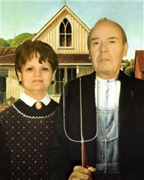 Personalized American Gothic Masterpiece from Photos