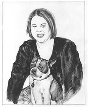 Hand Painted Ink Rendering Portraits from Photos