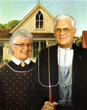 Personalized American Gothic Masterpiece from Photos