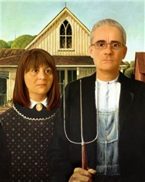 Personalized American Gothic Masterpiece from Photos
